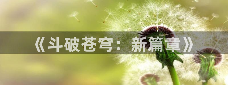 91动漫免费阅读看漫画：《斗破苍穹：新篇章》