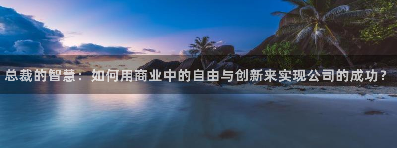 91漫画下载app免费版下载：总裁的智慧：如何用商业中的自由与创新来实现公司的成